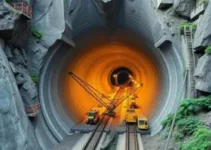 túnel a 30 metros de profundidade
