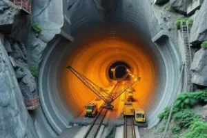 túnel a 30 metros de profundidade