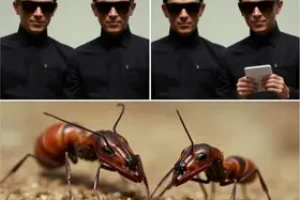 minhocas e formigas do MIB Homens de Preto