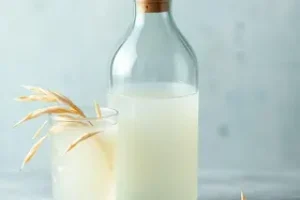 jogar água de arroz no cabelo